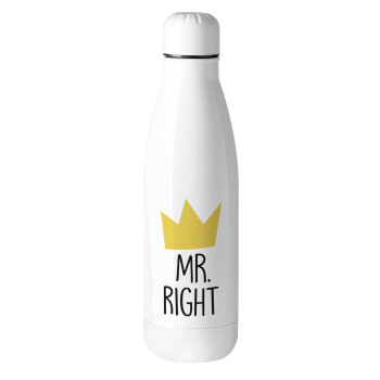 Mr right, Μεταλλικό παγούρι θερμός (Stainless steel), 500ml