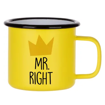 Mr right, Metallic enamel MATT Yellow cup 360ml