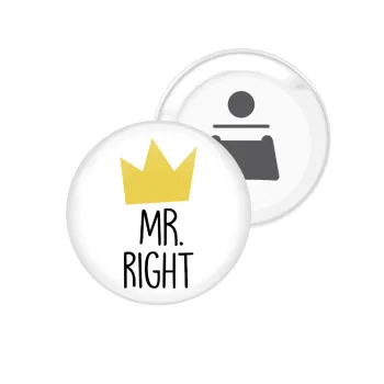 Mr right, Μαγνητάκι και ανοιχτήρι μπύρας στρογγυλό διάστασης 5,9cm