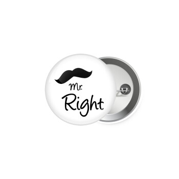 Mr right Mustache, Κονκάρδα παραμάνα 5.9cm