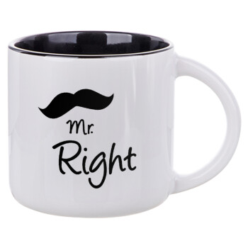 Mr right Mustache, Κούπα κεραμική 400ml
