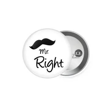 Mr right Mustache, Κονκάρδα παραμάνα 5.9cm