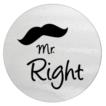 Mr right Mustache, Επιφάνεια κοπής γυάλινη στρογγυλή (30cm)
