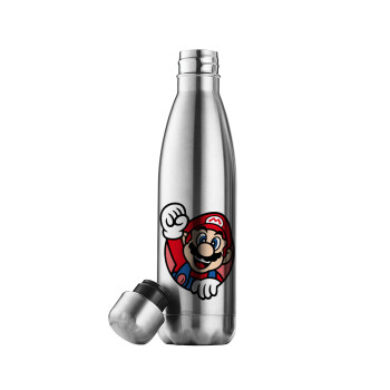 Super mario win, Inox (Stainless steel) double-walled metal mug, 500ml