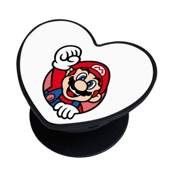Super mario win, Phone Holders Stand  καρδιά Μαύρο Βάση Στήριξης Κινητού στο Χέρι