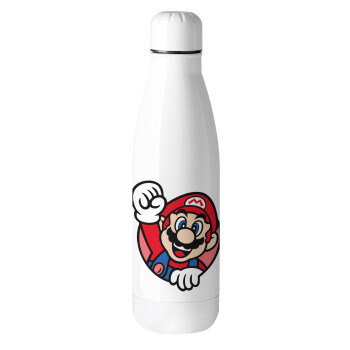 Super mario win, Μεταλλικό παγούρι θερμός (Stainless steel), 500ml