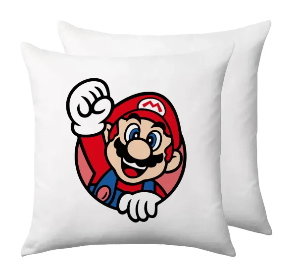 Super mario win — Sofa cushion 40x40cm includes filling