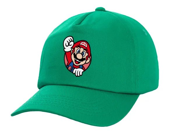 Super mario win — Καπέλο Ενηλίκων Baseball, 100% Βαμβακερό,  Πράσινο (ΒΑΜΒΑΚΕΡΟ, ΕΝΗΛΙΚΩΝ, UNISEX, ONE SIZE)
