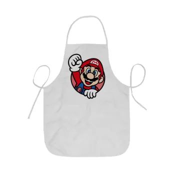 Super mario win, Ποδιά Σεφ ολόσωμη κοντή  Παιδική (44x62cm)