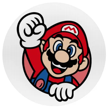 Super mario win, Mousepad Round 20cm