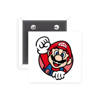 Super mario win, Κονκάρδα παραμάνα τετράγωνη 5x5cm