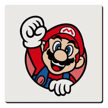 Super mario win, Τετράγωνο μαγνητάκι ξύλινο 6x6cm