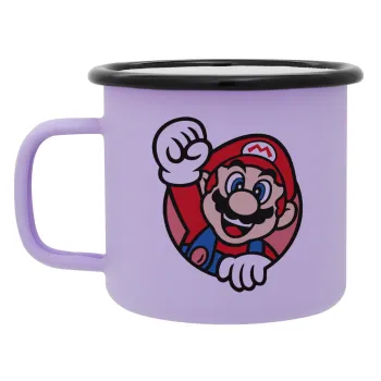 Super mario win, Κούπα Μεταλλική εμαγιέ ΜΑΤ Light Pastel Purple 360ml