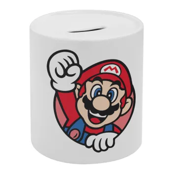 Super mario win, Κουμπαράς πορσελάνης με τάπα