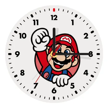 Super mario win, Ρολόι τοίχου ξύλινο (20cm)
