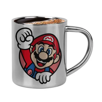 Super mario win, Κουπάκι μεταλλικό διπλού τοιχώματος για espresso (220ml)