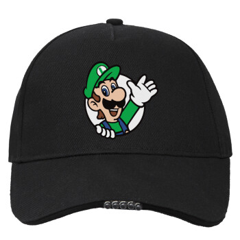 Super mario Luigi win, Work & Activity LED Light Cap – Perfect for Night & Low Light Conditions (100% COTTON, ADULT, UNISEX)