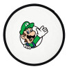 Super mario Luigi win, Βεντάλια υφασμάτινη αναδιπλούμενη με θήκη (20cm)