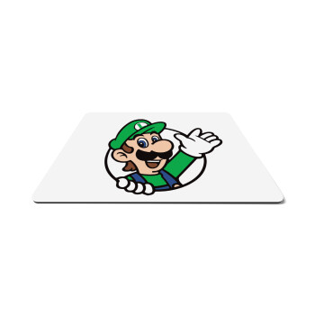 Super mario Luigi win, Mousepad rect 27x19cm