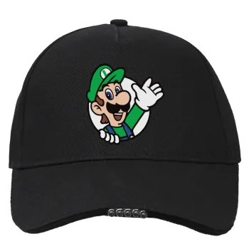 Super mario Luigi win, Καπέλο Εργασίας & Δραστηριοτήτων με LED Φως - Ιδανικό για Νύχτα & Χαμηλό Φωτισμό (100% ΒΑΜΒΑΚΕΡΟ, ΕΝΗΛΙΚΩΝ, UNISEX)
