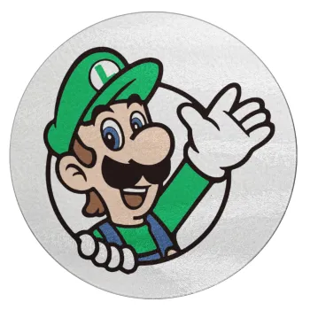 Super mario Luigi win, Επιφάνεια κοπής γυάλινη στρογγυλή (30cm)