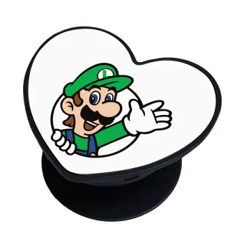 Super mario Luigi win, Phone Holders Stand  καρδιά Μαύρο Βάση Στήριξης Κινητού στο Χέρι