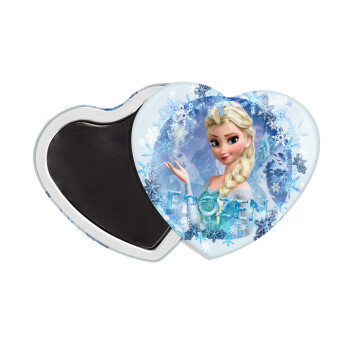 Frozen Elsa, Μαγνητάκι καρδιά (57x52mm)