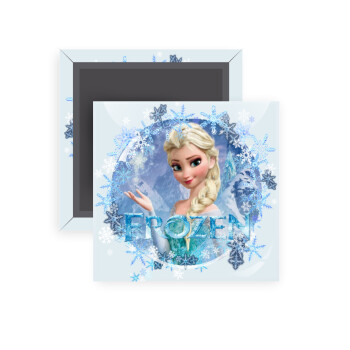 Frozen Elsa, Μαγνητάκι ψυγείου τετράγωνο διάστασης 5x5cm