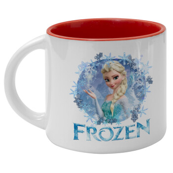 Frozen Elsa, Κούπα κεραμική 400ml Λευκή/Κόκκινη