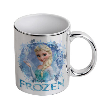Frozen Elsa, Κούπα κεραμική, ασημένια καθρέπτης, 330ml