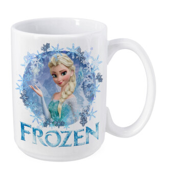 Frozen Elsa, Κούπα Mega, κεραμική, 450ml