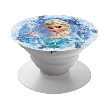 Frozen Elsa, Phone Holders Stand  White Hand-held Mobile Phone Holder