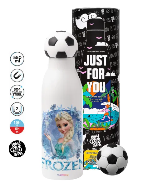 Frozen Elsa — Soccer Metal mug thermos, double wall, 550ml