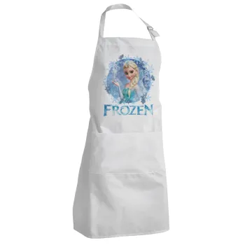 Frozen Elsa, Ποδιά Σεφ Ολόσωμη Ενήλικων (με ρυθμιστικά και 2 τσέπες)