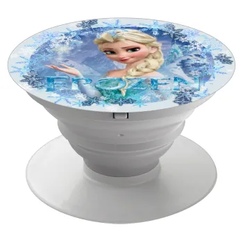 Frozen Elsa, Phone Holders Stand  Λευκό Βάση Στήριξης Κινητού στο Χέρι