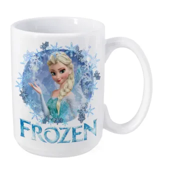 Frozen Elsa, Κούπα Mega, κεραμική, 450ml