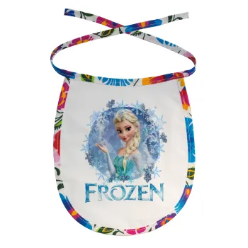 Frozen Elsa, Σαλιάρα μωρού αλέκιαστη με κορδόνι Χρωματιστή