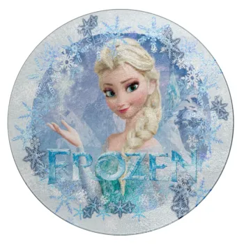Frozen Elsa, Επιφάνεια κοπής γυάλινη στρογγυλή (30cm)