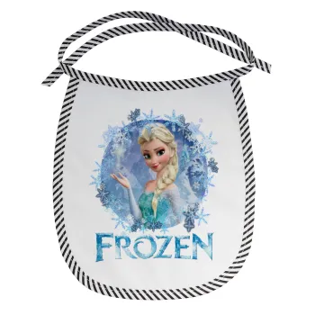 Frozen Elsa, Σαλιάρα μωρού αλέκιαστη με κορδόνι Μαύρη