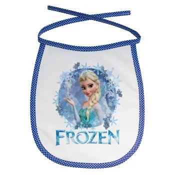 Frozen Elsa, Σαλιάρα μωρού αλέκιαστη με κορδόνι Μπλε