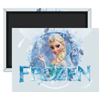 Frozen Elsa, Ορθογώνιο μαγνητάκι ψυγείου διάστασης 9x6cm