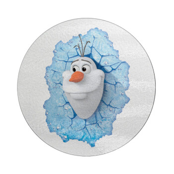 Frozen Olaf, Επιφάνεια κοπής γυάλινη στρογγυλή (30cm)