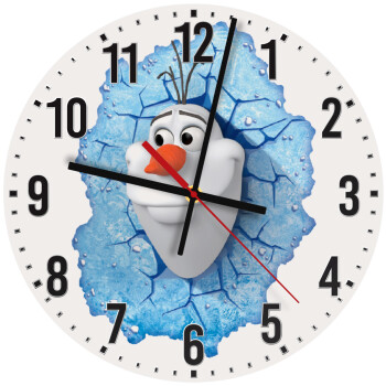 Frozen Olaf, Ρολόι τοίχου ξύλινο (30cm)