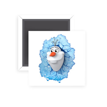 Frozen Olaf, Μαγνητάκι ψυγείου τετράγωνο διάστασης 5x5cm