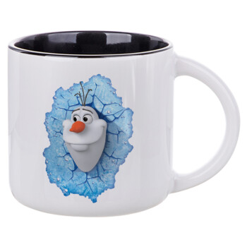 Frozen Olaf, Κούπα κεραμική 400ml Λευκή/Μαύρη
