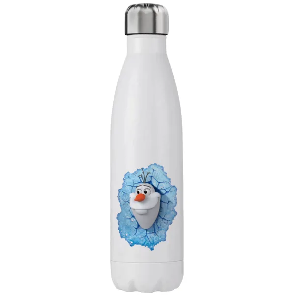 Frozen Olaf — Μεταλλικό παγούρι θερμός (Stainless steel), διπλού τοιχώματος, 750ml