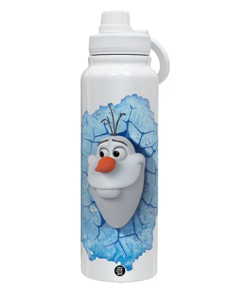 Frozen Olaf — Θερμός 1L Ανοξείδωτο με Βάση Κινητού & Διπλά Τοιχώματα