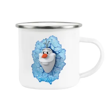 Frozen Olaf, Κούπα Μεταλλική εμαγιέ λευκη 360ml