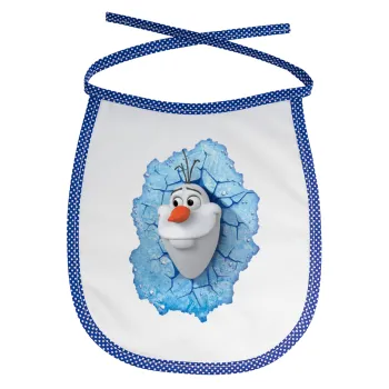 Frozen Olaf, Σαλιάρα μωρού αλέκιαστη με κορδόνι Μπλε