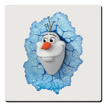 Frozen Olaf, Τετράγωνο μαγνητάκι ξύλινο 6x6cm